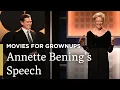Download Lagu De dankwoordtoespraak van Annette Bening | AARP The Magazine's Movies for Grownups® | Geweldige optredens