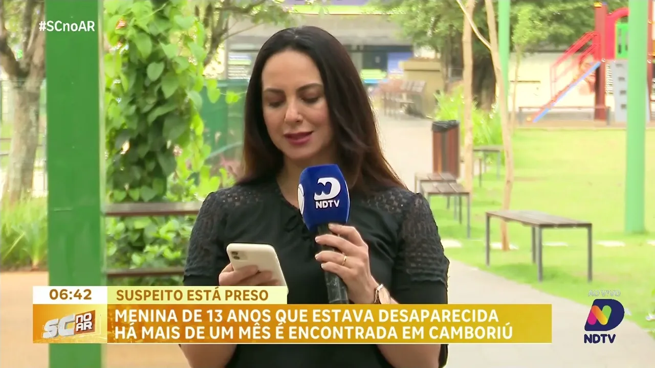 Menina de 13 anos que estava desaparecida há mais de um mês é encontrada em Balneário Camboriú