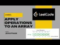 2460 Apply Operations to an Array Leetcode Java