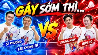 GÁY SỚM THÌ... ĂN CẦU 😂 Đại Chiến Cầu Lông Đôi Nam Nữ VS Cầu Lông Đôi Nam Siêu Tấu Hài