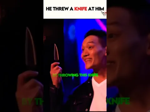 Bro threw a knife at him?! 🔪😳