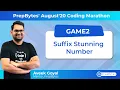 PrepByte s August 20 Marathon Suffix Stunning Number GAME2