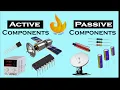 Active Passive Components Classification of Electronics Components