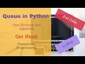 Queue in Python in Hindi Queue in Python Data Structures and Algorithms CodeWithJoy