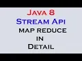 17 13 Java 8 Stream Api Features part 11 stream map reduce methods in Detail