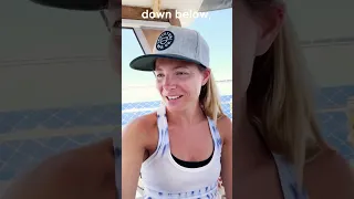 I sewed a dress while sailing from the BVI to St Martin! #sewing #sailing #sewingonasailboat