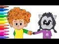 Hotel Transylvania 3 Young Love - Coloring Pages Coloring Books for Kids Rainbow TV