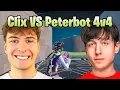Peterbot Epik6x Pxmp vs Clix Higgs Doniee 4v4 Zone Wars