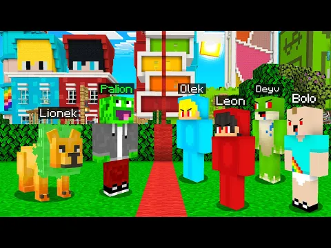 Video Thumbnail: PODZIELIŁEM WIOSKĘ NA PÓŁ w Minecraft! *WIELKA WOJNA*