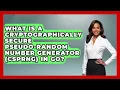 What Is A Cryptographically Secure Pseudo-Random Number Generator CSPRNG In Go