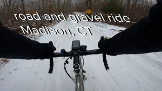 Road Gravel Ride in Madison CT Summer Hill Rd to Lake Hammo to Chestnut Hill