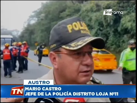 Un detenido por la muerte de taxista encontrado en la vía Loja - Catamayo
