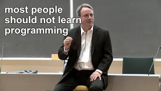Linus Torvalds Reveals Why Most People Should Not Learn Programming