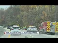 Semi goes off the roadway on I-79 Harrison Co 911