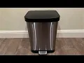 Glad Stainless Steel 13 Gallon Trash Can Review
