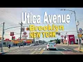 NYC SUMMER Driving Tour 4K - Utica Avenue