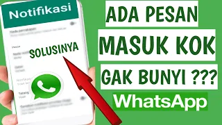 Download cara mengatasi notifikasi wa tidak bunyi terbaru MP3