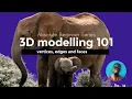 3d modelling basic understanding vertex edges and faces