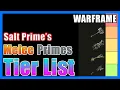 All Melee Primes Tier List - Warframe