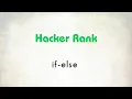 1 Python if-else Python Hacker Rank Code Initiative