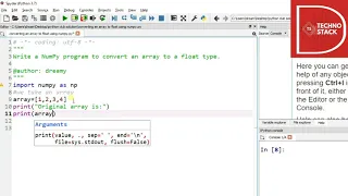 CONVERTING AN ARRAY TO A FLOAT TYPE USING NUMPY