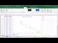 Creating Scatter Diagram in Microsoft Excel 2016 Office 365