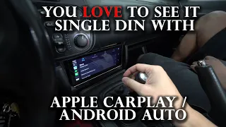 One of the best compact 1DIN Universal radio Joying Install into a S2000