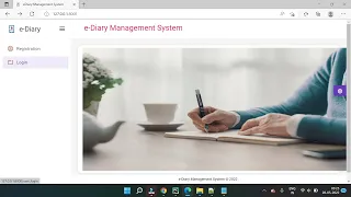 E-Diary Python Django Project Free Source Code