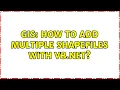 GIS How to add multiple shapefiles with VB Net
