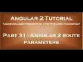 Angular 2 route parameters