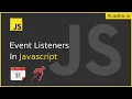 Ep9 - JavaScript Events and Event Listener Tutorial