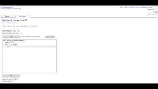Warmup-2 array - count9 Python Tutorial Codingbat com