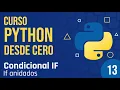 Clase 13 - If anidados en python