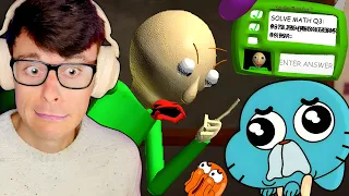 BALDI IS IN GUMBALL NOW The Wonderfully Weird World Of Gumball The Basics Full Episode 