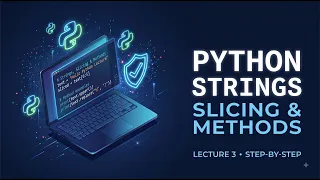 Python Strings Masterclass Indexing Slicing Methods Lecture 3