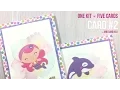 One Kit - Five Cards Doodlebug Design Card 2 Peace