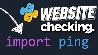 Python Networking Tutorial - Ping Any Website with Python Check Connection Delay