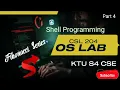 Operating System Lab KTU S4 CSE CSL204 Shell Programming Part 4 - Fibonacci Series