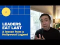 5 Second Leadership Lesson from Top Hollywood Agent as a Mailroom Clerk