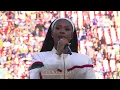 "Lift Every Voice and Sing" Performed by Coco Jones at Super Bowl LX