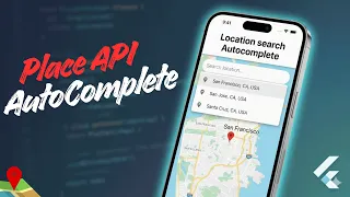 Location Search Autocomplete Flutter Google Place API Google Map Flutter
