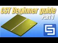 CST Beginner Guide PART 1 Setting up a frequency analysis simulation