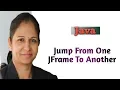 How to move from one JFrame to another in Java Netbeans