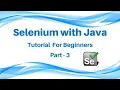 Selenium tutorial IDE RC Webdriver Maven SVN Flash Database Testing - Part 3