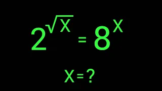 A Nice Exponential Problem X 