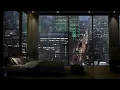 Spend The Night In An Exclusive Luxury Miami Apartment | Heavy Rain & Thunder Sounds Outside