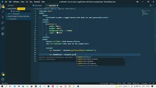 How To Make a Toggle Button With HTML CSS and Javascript on 2022