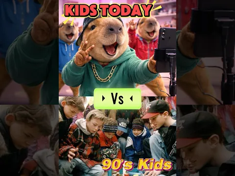 kids today Vs 90’s Kids spot the difference #shortsviral #vsbattle #funny #sub