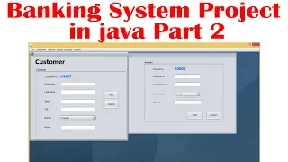 Complete Bank Management System Project in Java with Source Code Java Projects part 2