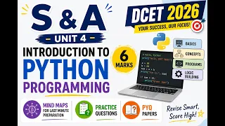 DCET 2026 S A Unit 4 Introduction to Python Programming